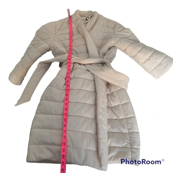 NWT Organic Duvet Robe Love & Lore, Pink Small / Medium - Picture 14 of 17